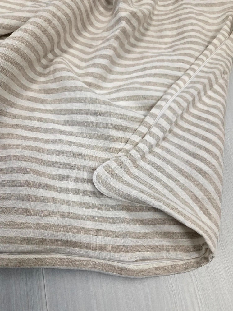 Softened linen travel paper strips with zipper